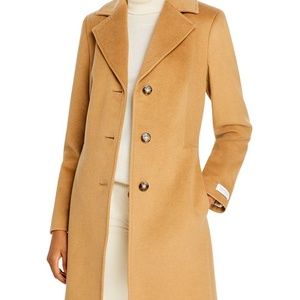 Calvin Klein Mid Length Camel Coat